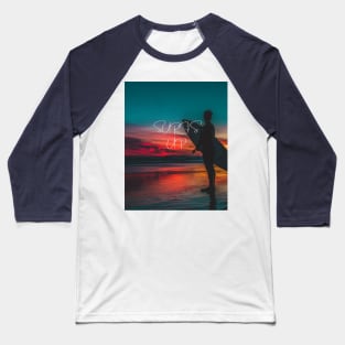 Surfs up - Top beach surfing tshirt Baseball T-Shirt